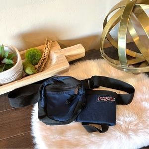 VTG JANSPORT FANNY PACK HIKING WAIST PACK WATER BOTTLE HOLDER MADE IN USA.